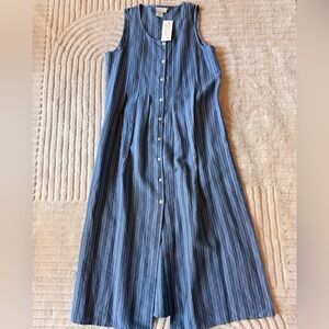 NWT Linen Maxi Sheath Dress